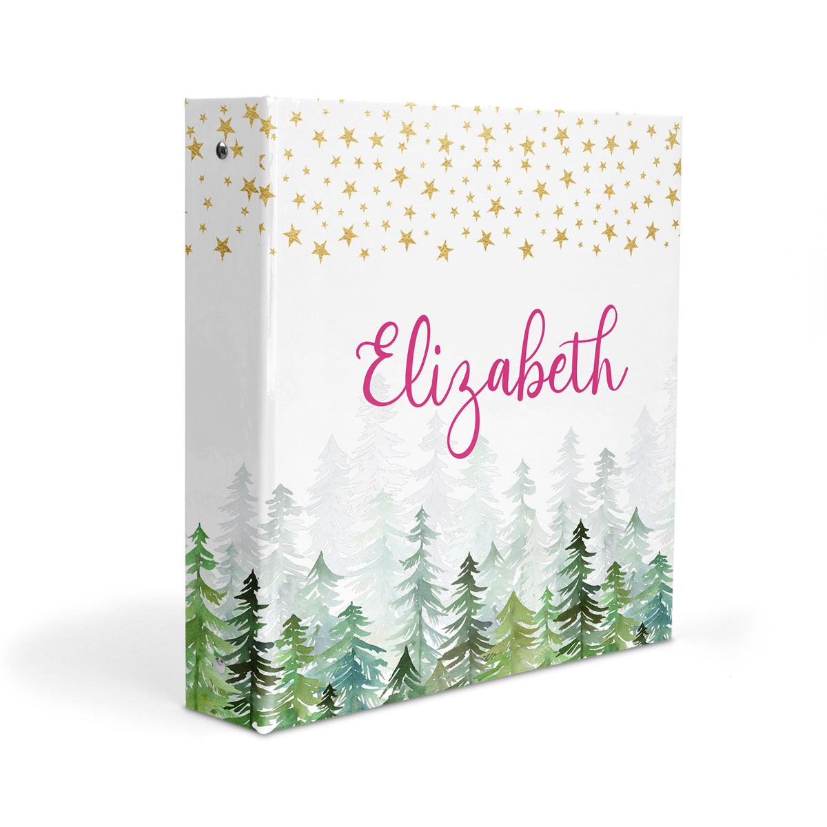 Stars Camping Summer Camp Personalized Custom 2" 3 Ring Binder • School Office Supplies