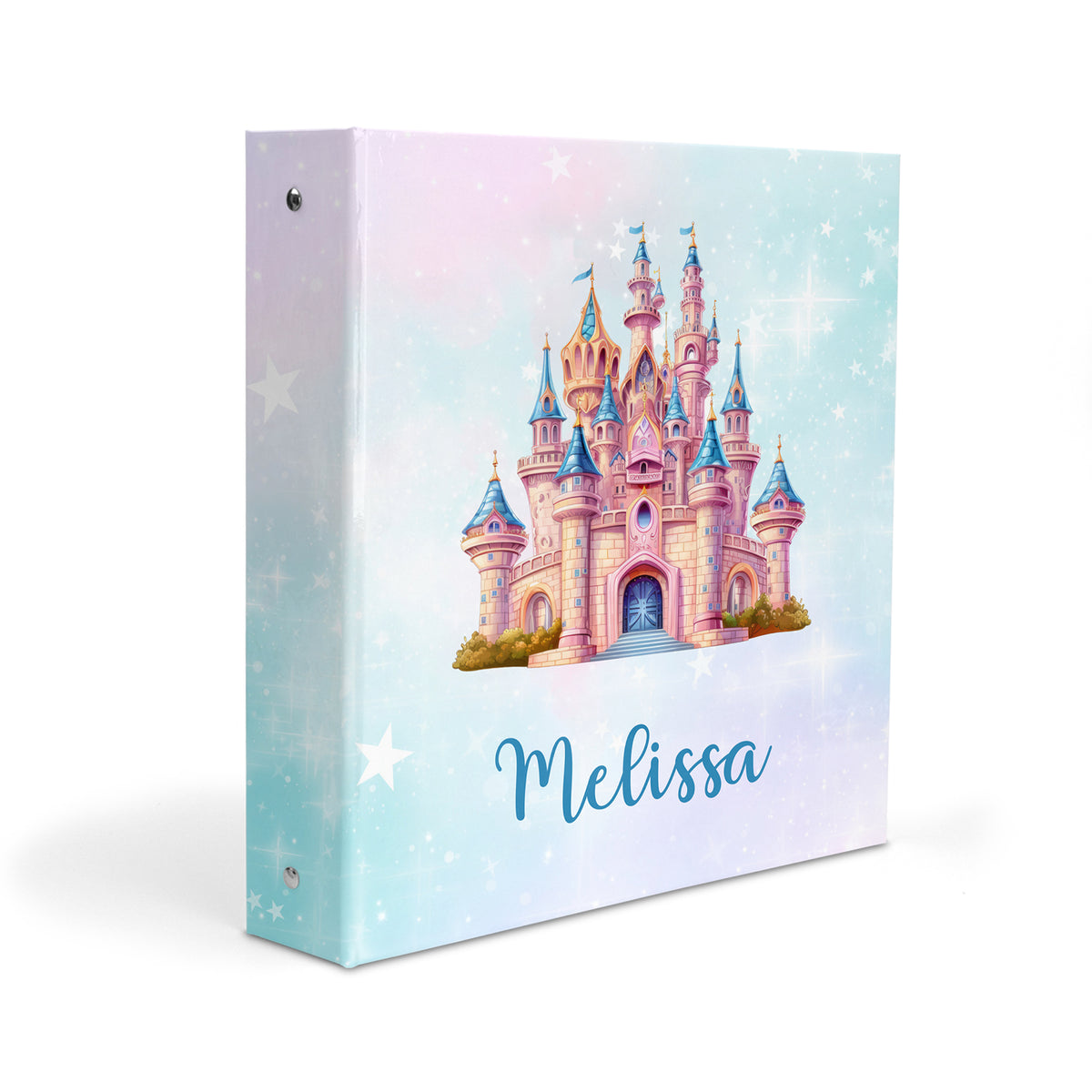 Castle Personalized Custom 2" 3 Ring Binder • School Office Supplies