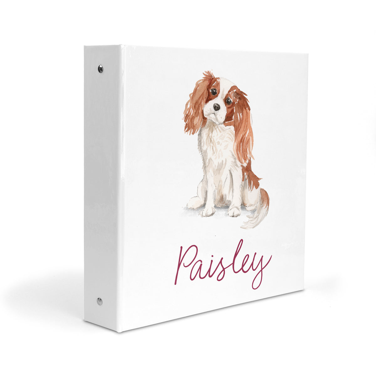 Custom Dog Puppy Personalized Custom 2" 3 Ring Binder • School Office Supplies