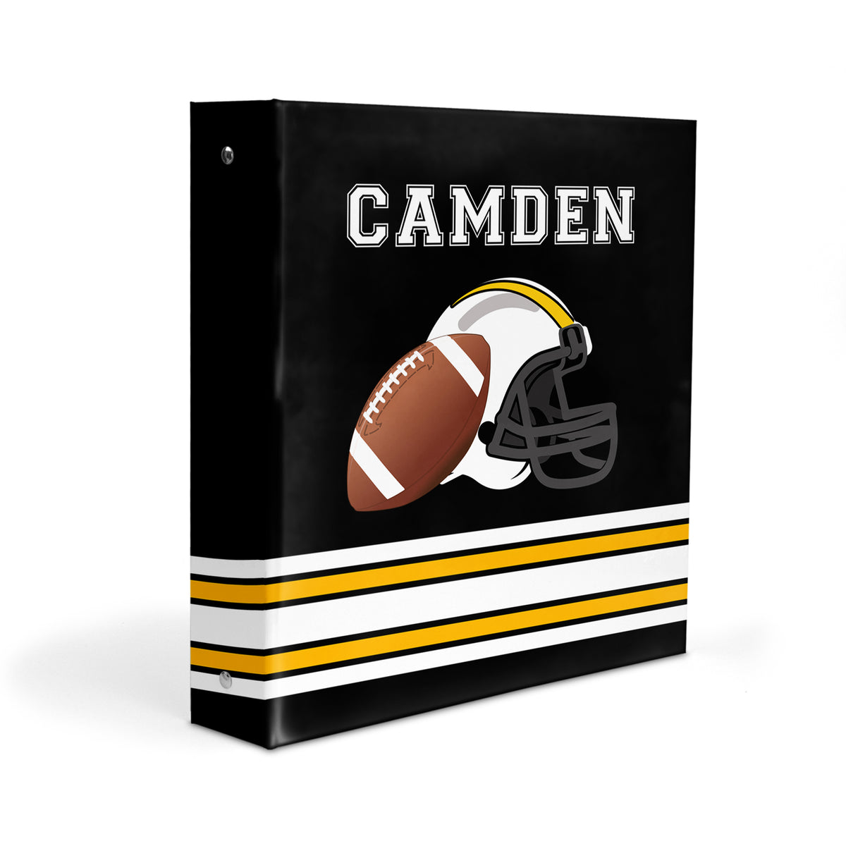 Football Sports Personalized Custom 2" 3 Ring Binder • School Office Supplies