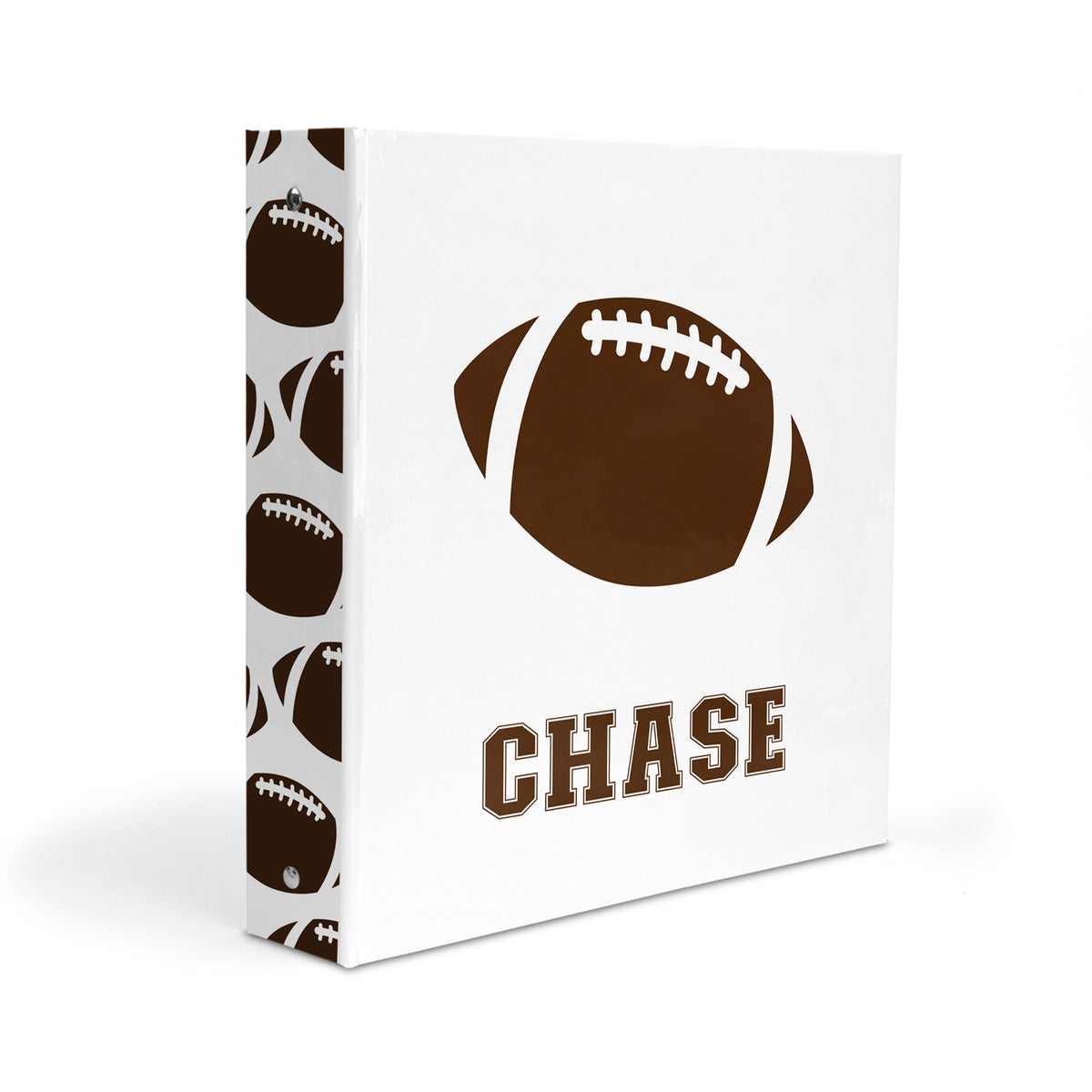Football Sports Personalized Custom 2" 3 Ring Binder • School Office Supplies