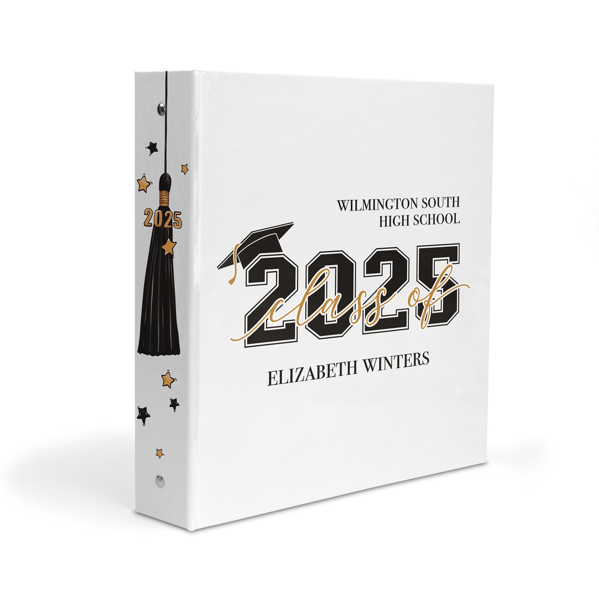 Graduation Personalized Custom 2" 3 Ring Binder • School Office Supplies