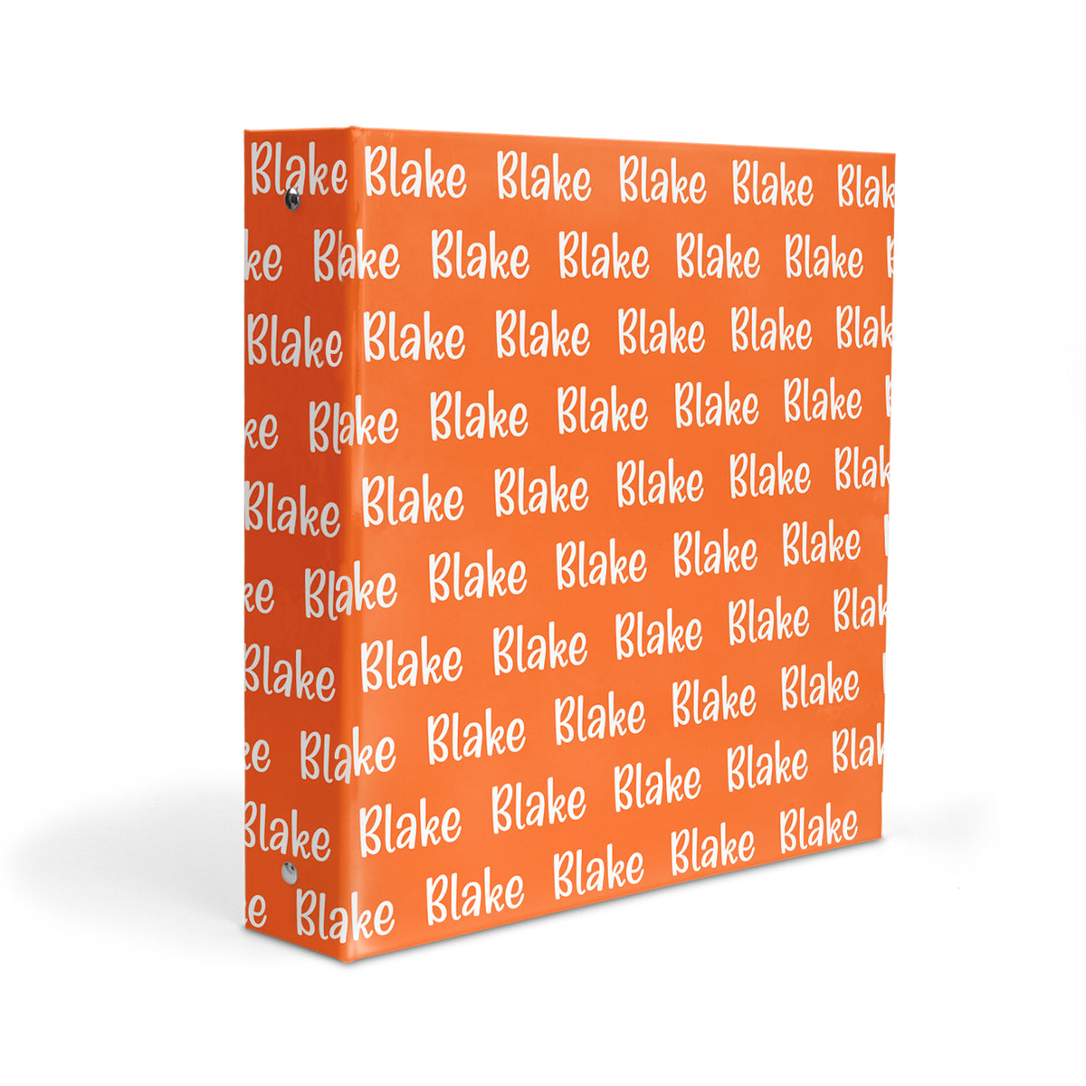 ANY COLOR Repeat Name Personalized Custom 2" 3 Ring Binder • School Office Supplies