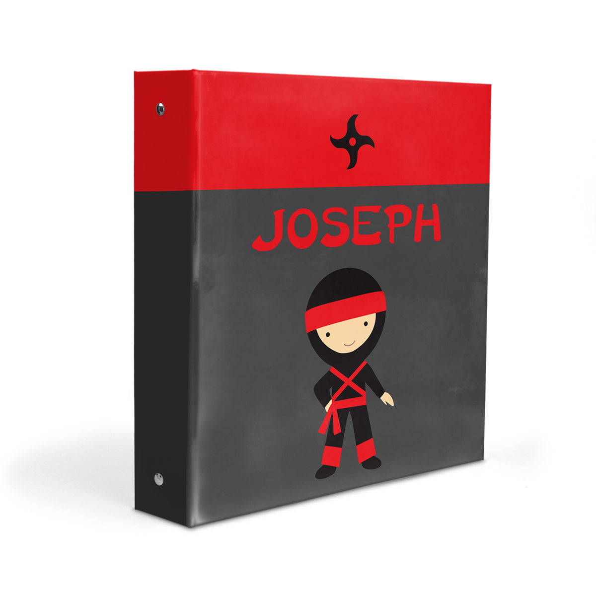 Ninja Sports Personalized Custom 2" 3 Ring Binder • School Office Supplies