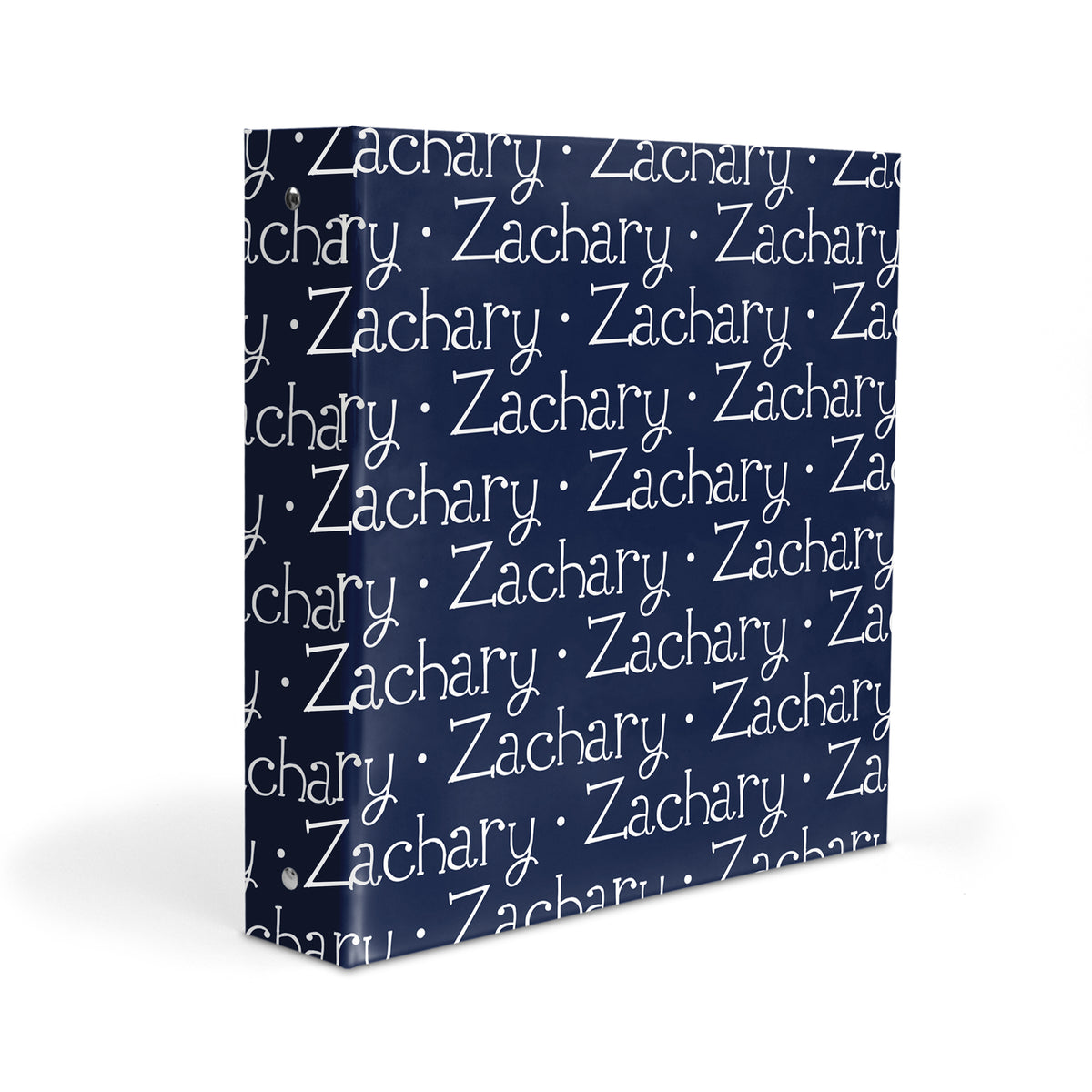 ANY COLOR Repeat Name Personalized Custom 2" 3 Ring Binder • School Office Supplies