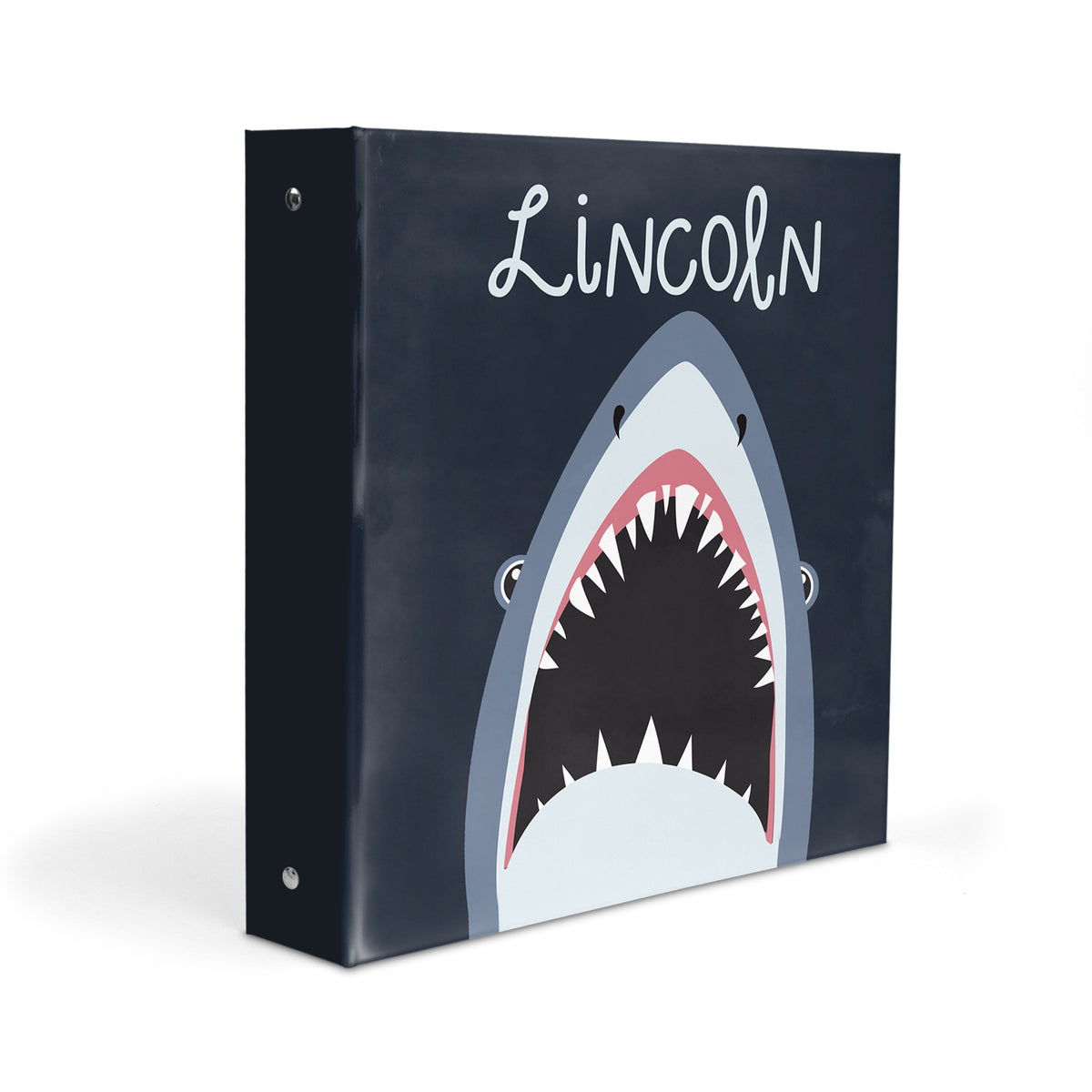 Shark Personalized Custom 2" 3 Ring Binder • School Office Supplies