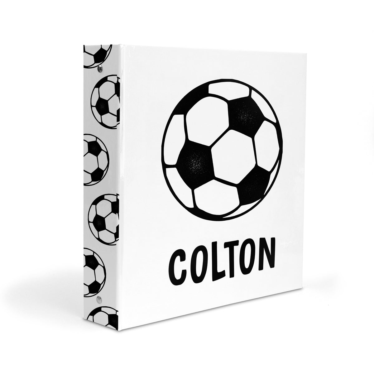 Soccer Sports Personalized Custom 2" 3 Ring Binder • School Office Supplies