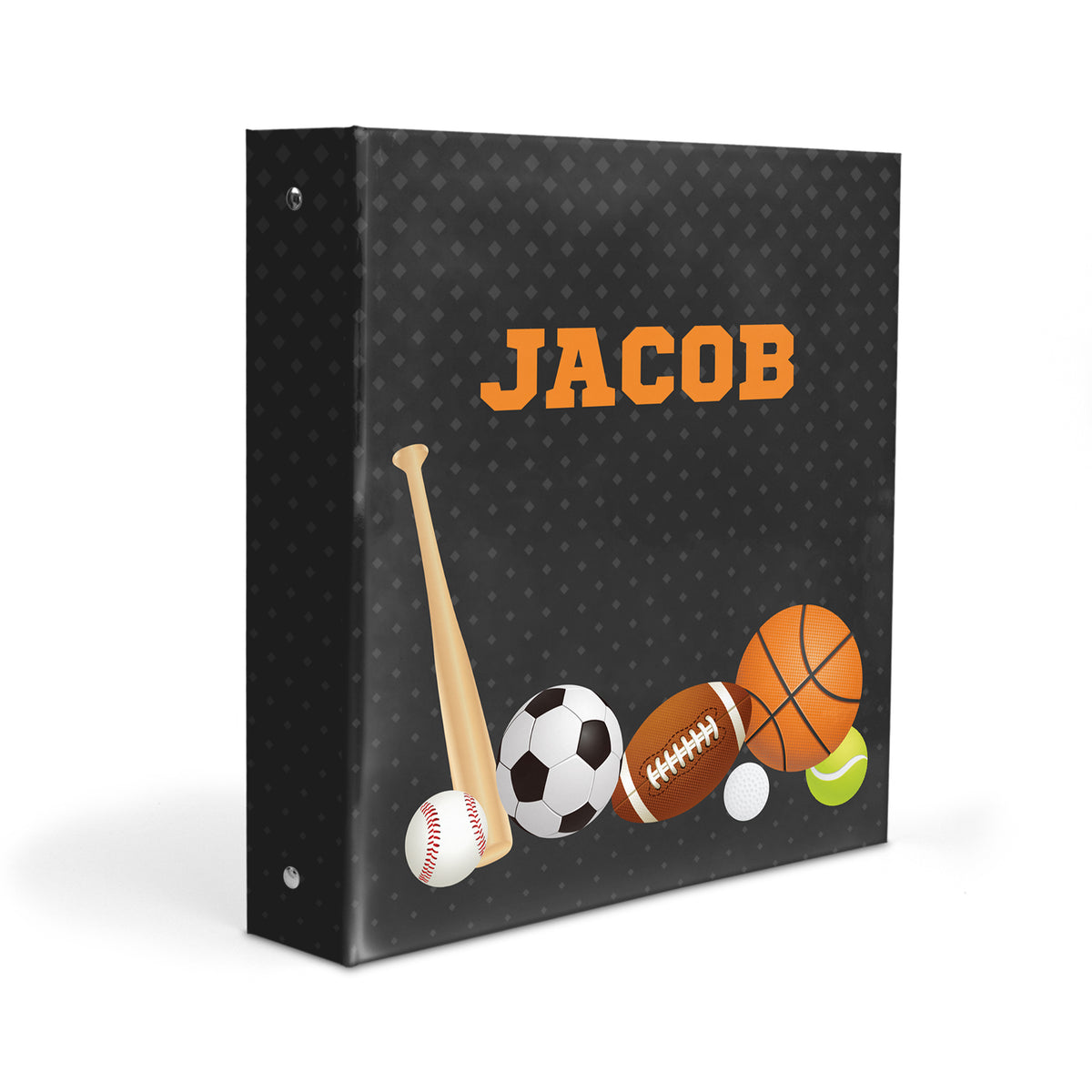Sports Personalized Custom 2" 3 Ring Binder • School Office Supplies