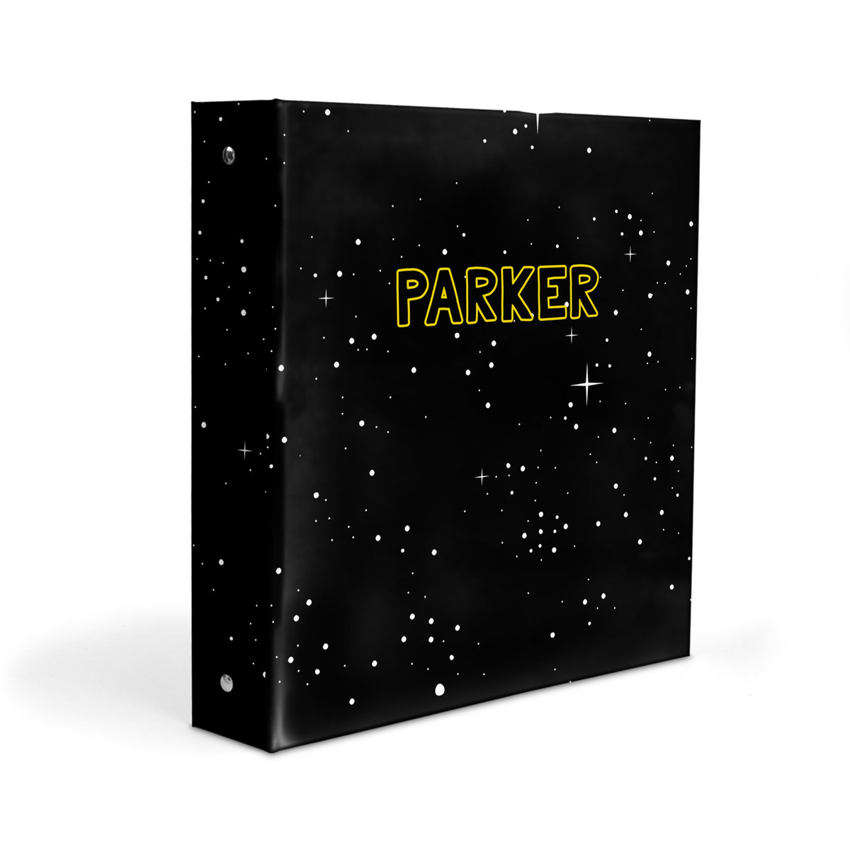 Stars Solar System Planets Personalized Custom 2" 3 Ring Binder • School Office Supplies