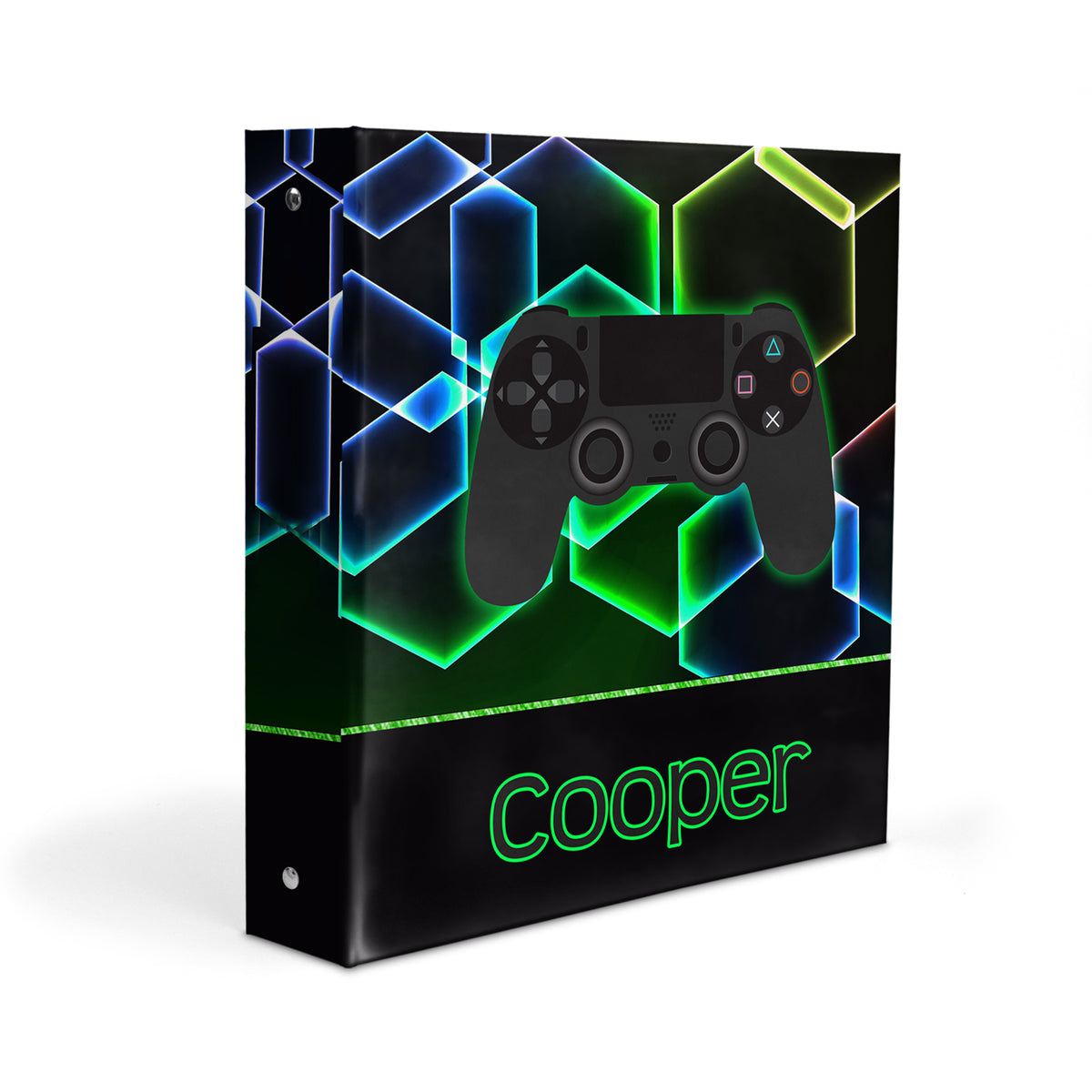 Video Game Sports Personalized Custom 2" 3 Ring Binder • School Office Supplies