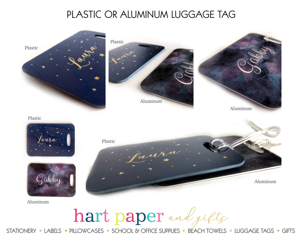 Personalised Rainbow Unicorn Passport Cover & Luggage Tag Any Name
