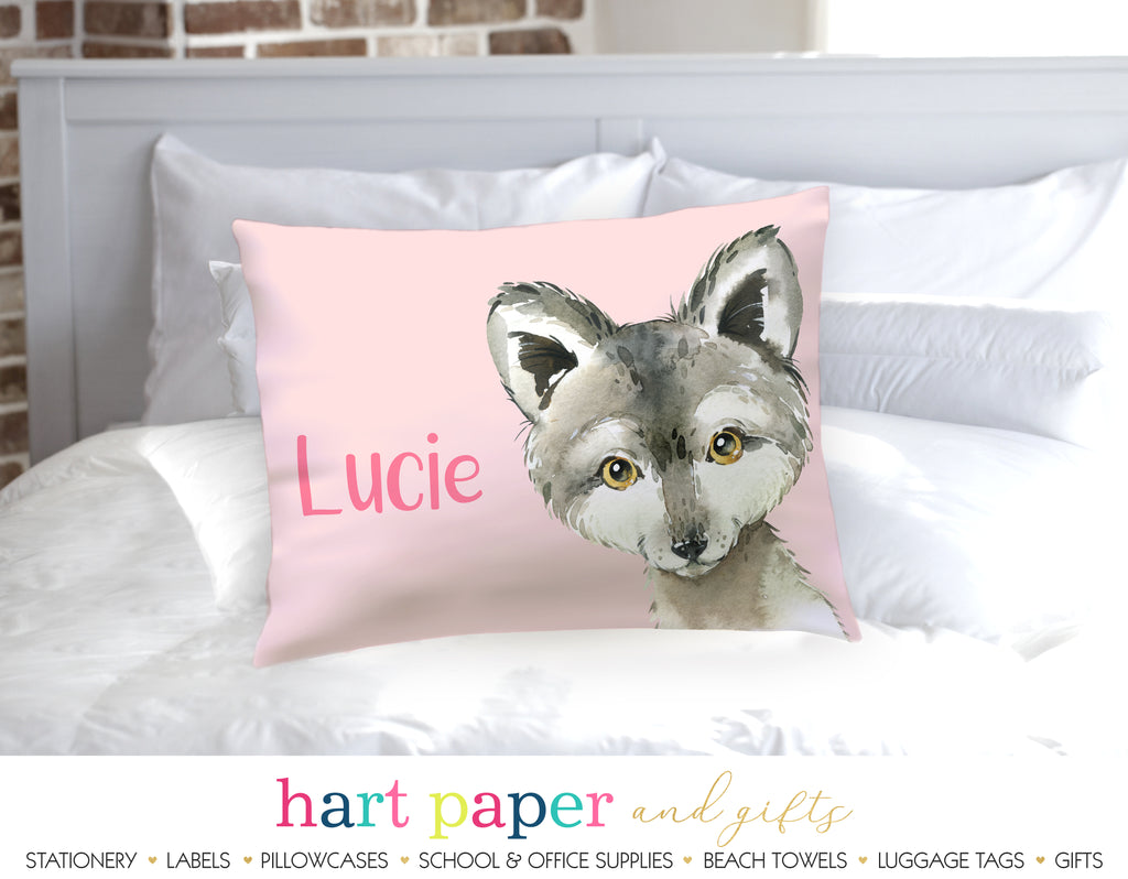 Wolf pillow outlet case