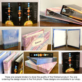 Rainbow Repeat Name Personalized 2" 3 Ring Binder