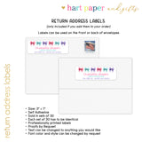 Rainbow Bow Coquette Summer Camp Camping Note Cards Stationery • Fill in Blank, Lined or Blank Cards