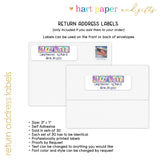 Rainbow Tie Dye Summer Camp Camping Note Cards Stationery • Fill in Blank, Lined or Blank Cards