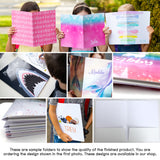 Saturn Solar System Planets Personalized 2-Pocket Folder