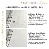 Nutcracker w Role & Show Personalized Notebook or Sketchbook