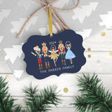 Nutcracker Christmas Ornament Personalized Custom Holiday Decor Gift Boy Girl Ballerina Ballet