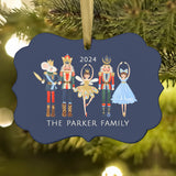 Nutcracker Christmas Ornament Personalized Custom Holiday Decor Gift Boy Girl Ballerina Ballet