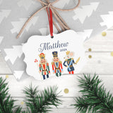 Nutcracker Christmas Ornament Personalized Custom Holiday Decor Gift Boy Girl Ballerina Ballet