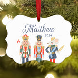 Nutcracker Christmas Ornament Personalized Custom Holiday Decor Gift Boy Girl Ballerina Ballet