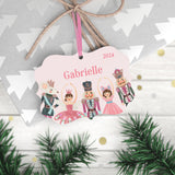 Nutcracker Christmas Ornament Personalized Custom Holiday Decor Gift Boy Girl Ballerina Ballet