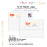 Camp Flag Summer Camping Note Cards Stationery • Fill in Blank, Lined or Blank Cards