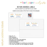 Rainbow Hello from Camp Summer Camping Note Cards Stationery • Fill in Blank, Lined or Blank Cards