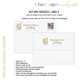 Retro Rainbow Summer Camp Camping Note Cards Stationery • Fill in Blank, Lined or Blank Cards