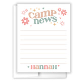 Retro Rainbow Summer Camp Camping Note Cards Stationery • Fill in Blank, Lined or Blank Cards
