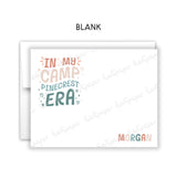 In My Camp Era Summer Camping Note Cards Stationery • Fill in Blank, Lined or Blank Cards