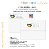 Blue Tent Summer Camp Camping Note Cards Stationery • Fill in Blank, Lined or Blank Cards