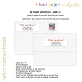 Rainbow Hello from Camp Summer Camping Note Cards Stationery • Fill in Blank, Lined or Blank Cards