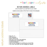 Rainbow Tie Dye Summer Camp Camping Note Cards Stationery • Fill in Blank, Lined or Blank Cards