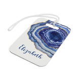 Agate Geode Luggage Bag Tag