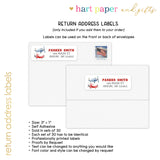 Airplane Thank You Note Card Stationery • Fill in Blank, Lined or Blank Cards