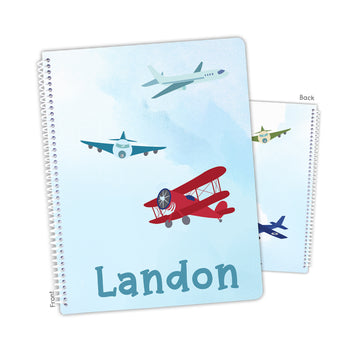 Airplane Personalized Notebook or Sketchbook