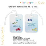 Airplane Luggage Bag Tag