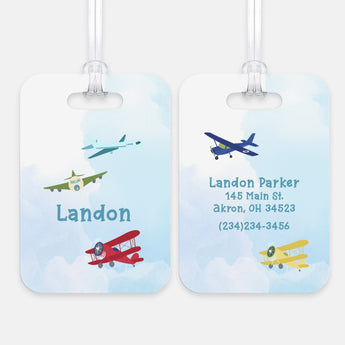 Airplane Luggage Bag Tag