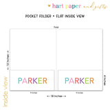 Alphabet Animals Personalized 2-Pocket Folder