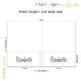 Alphabet Dogs Personalized 2-Pocket Folder