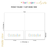 Alphabet Animals Personalized 2-Pocket Folder