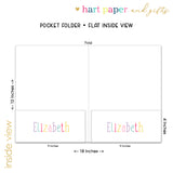 Alphabet Animals Personalized 2-Pocket Folder