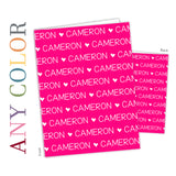 ANY COLOR Repeat Name Personalized 2-Pocket Folder
