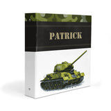 Army Tank Personalized 2" 3 Ring Binder