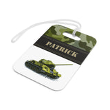 Army Tank Military Luggage Bag Tag