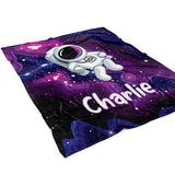 Astronaut Minky Blanket Personalized Custom
