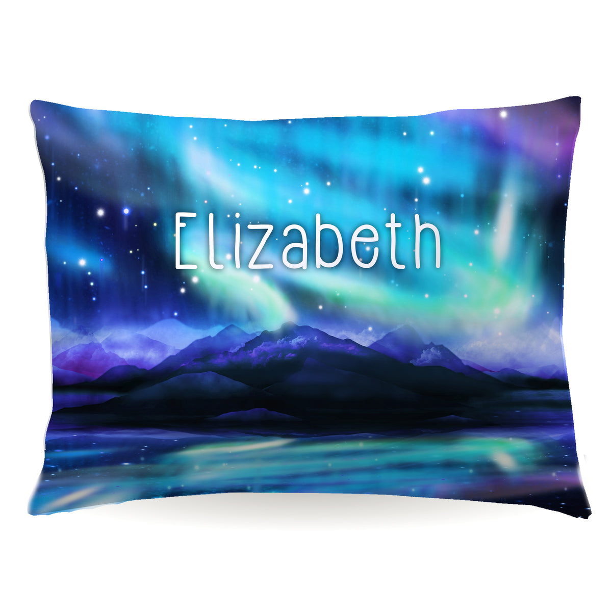 Northern Lights Personalized Custom Pillowcase • Standard or Toddler Size