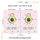 Avocado Personalized 2-Pocket Folder