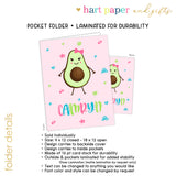 Avocado Personalized 2-Pocket Folder